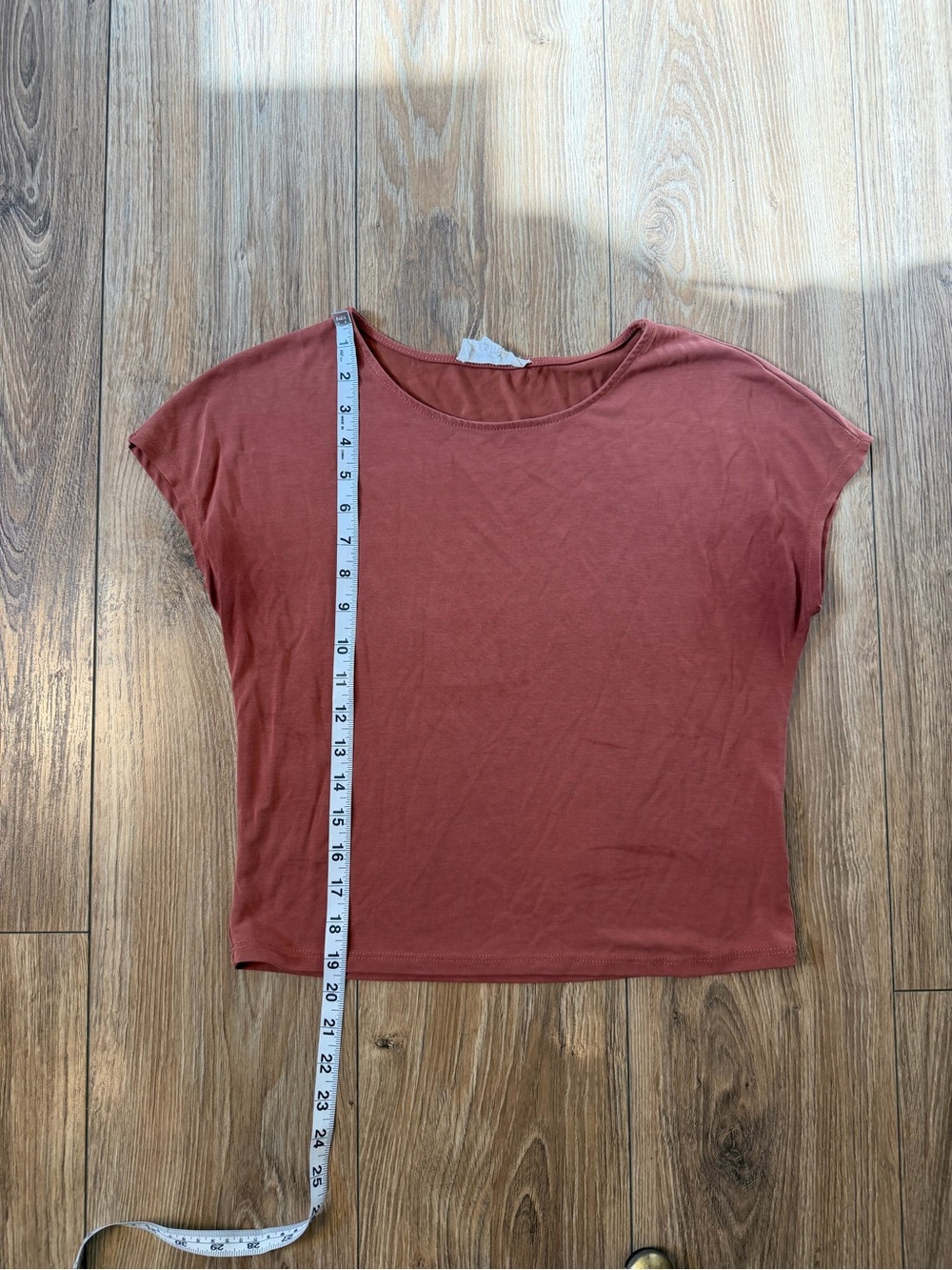 Pink Rose Rust Short Sleeve Crewneck Tee